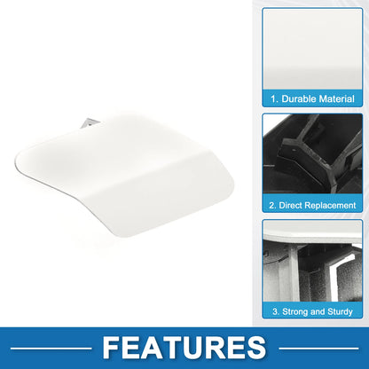 Front Right Washer Nozzle Cover for BMW X6 2015-2019 (2 x White Caps)