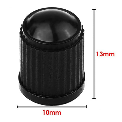 20 x Car Tyre Valve Black Bike Tyre Plastic Cap Dome Shape Dust Valve