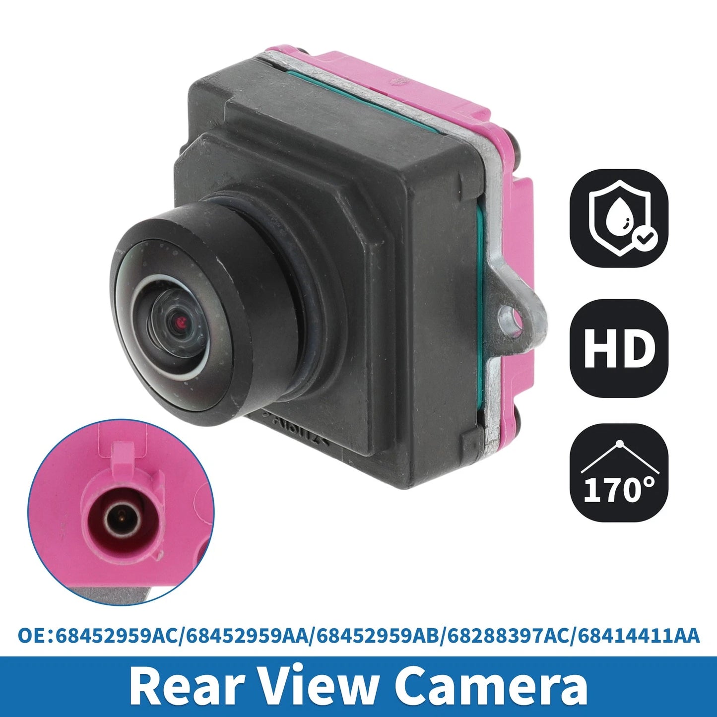 Rear View Park Assist Backup Camera for Jeep Wrangler (2021-2025)