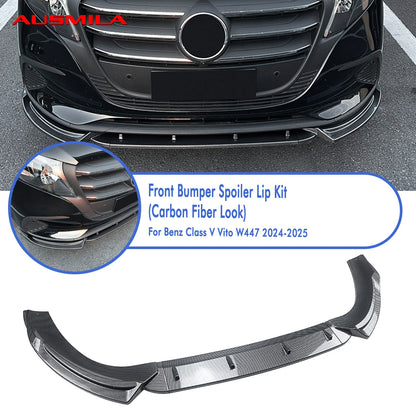 Front Spoiler Lip Splitter for Benz V Class W447 (2024-2025)