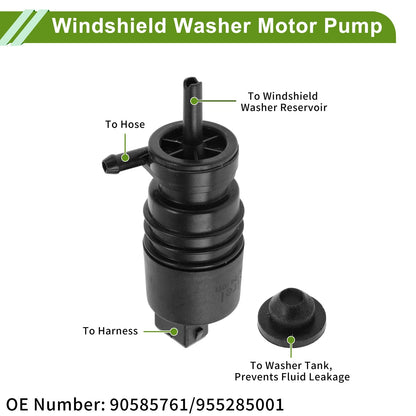 Windshield Washer Pump with Grommet OEM for ALFA ROMEO 4C (2015-2020)