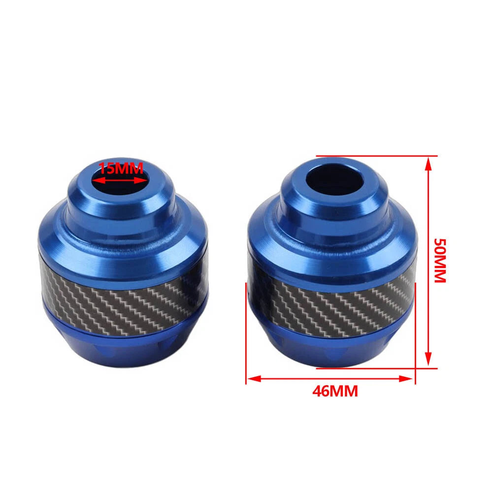 Red Front Fork Frame Sliders for Motorcycle Crash Protection