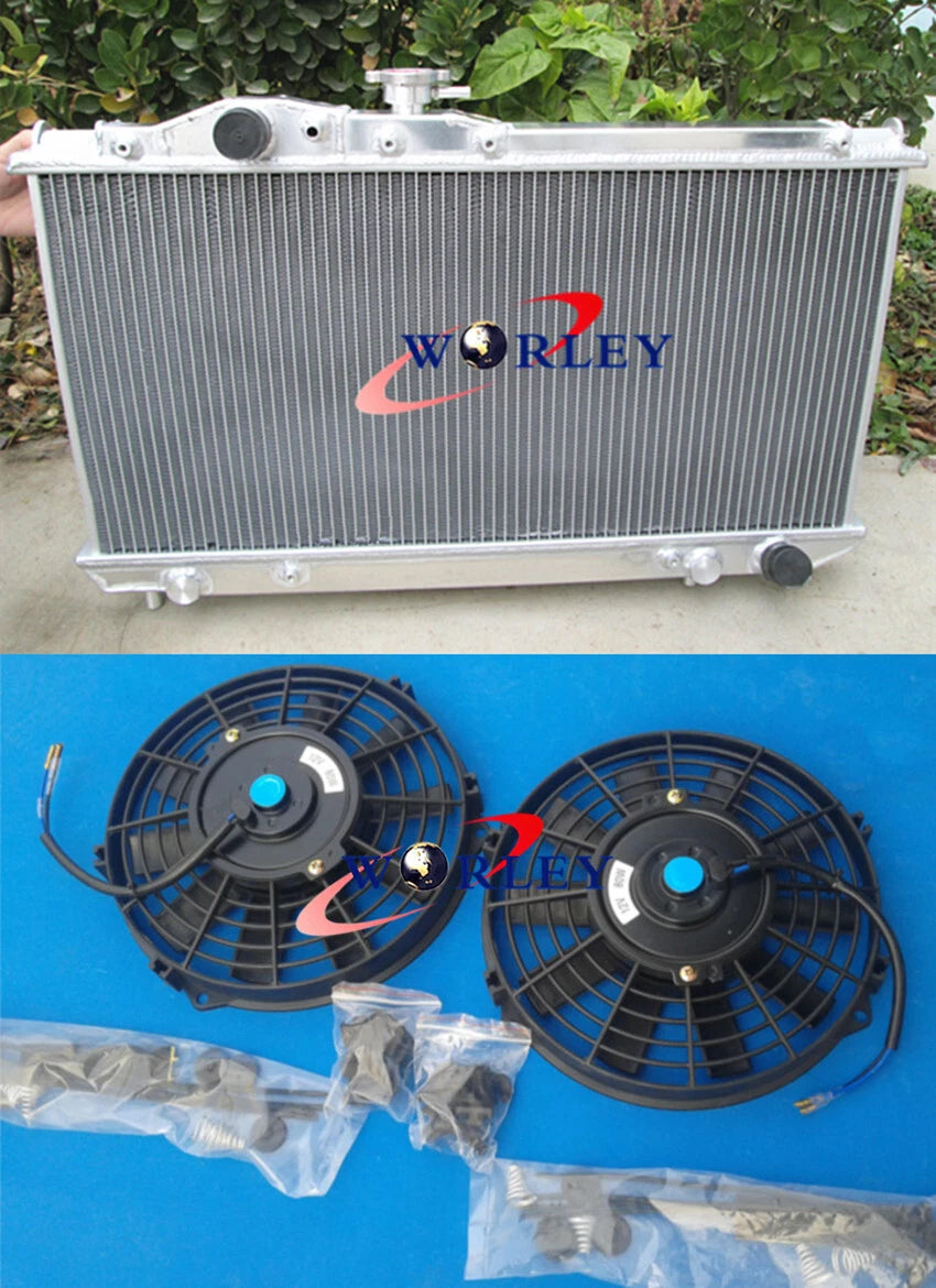 Aluminum Radiator & Fans for Toyota Celica ST165/ST162 GT-4 1986-1992