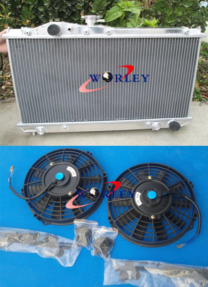 Aluminum Radiator & Fans for Toyota Celica ST165/ST162 GT-4 1986-1992
