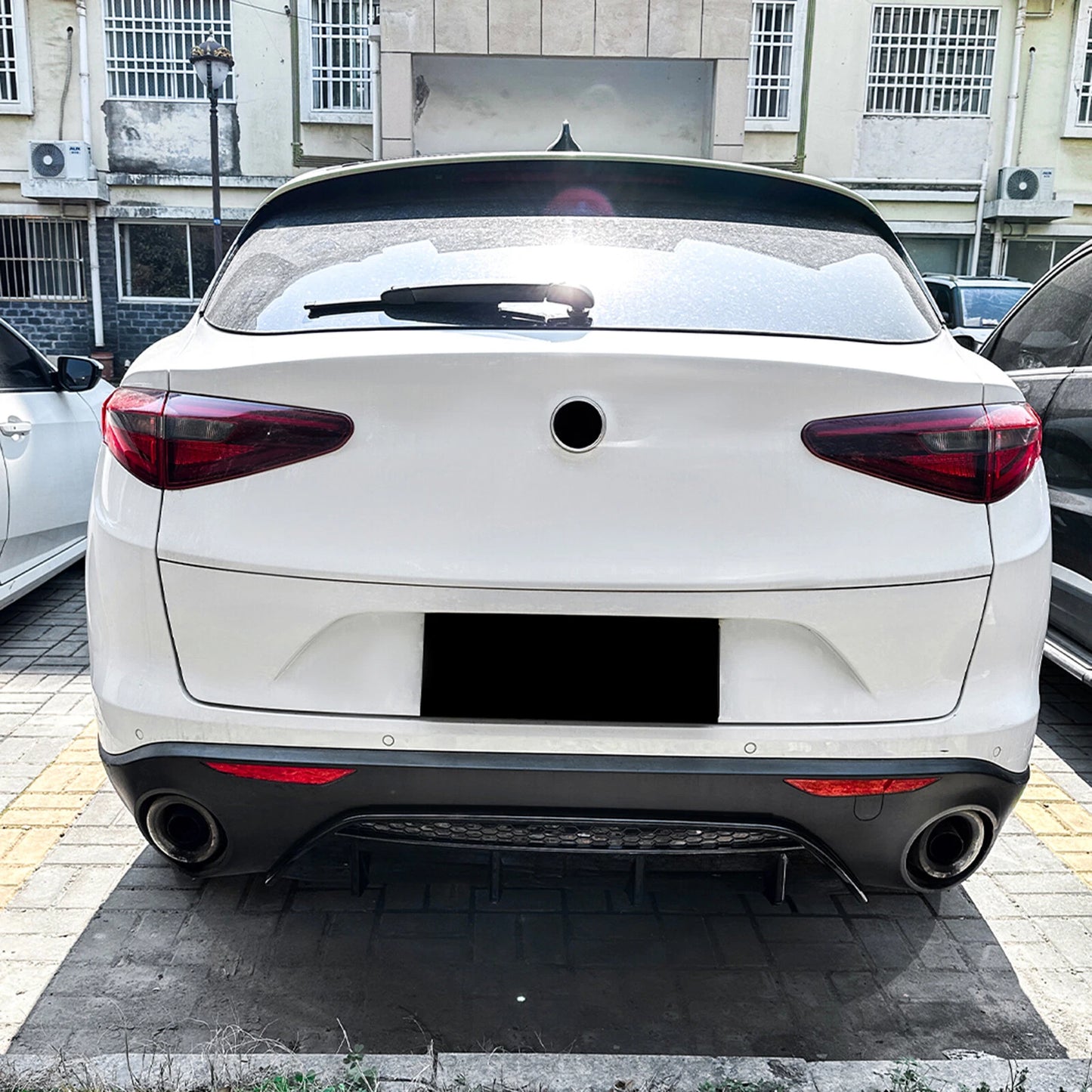 Rear Bumper Diffuser Lip for Alfa Romeo Stelvio (2017-2024)