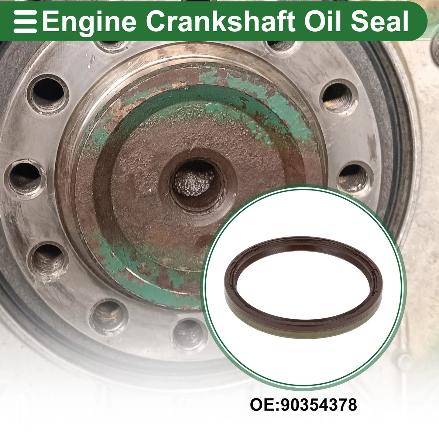 1 Pc Rear Crankshaft Oil Seal for Vauxhall Astra