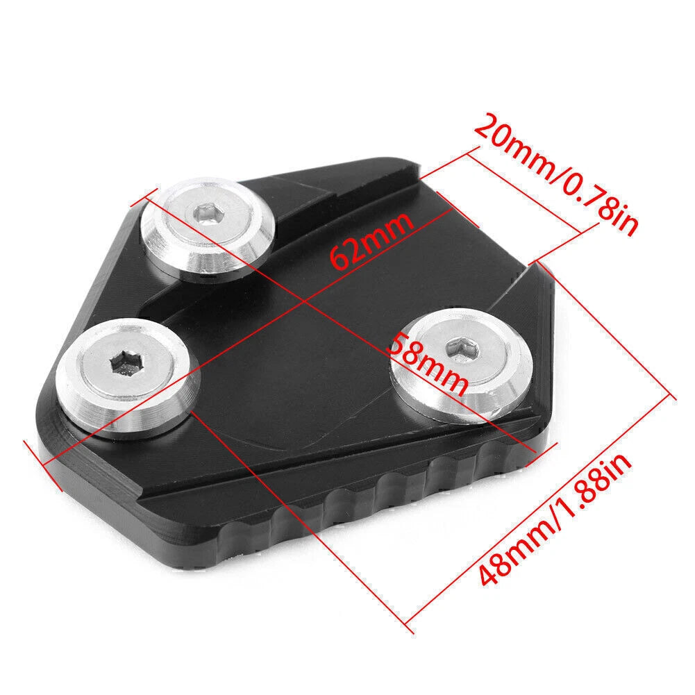 Red Bike Kickstand Side Stand Plate Extension for HONDA Grom 2013-2022