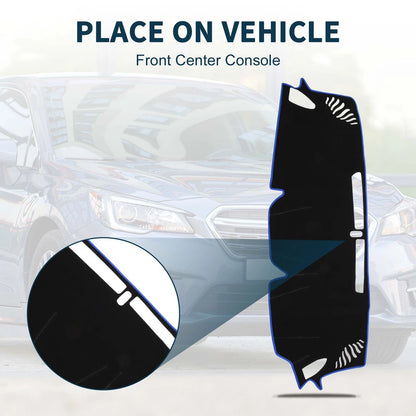Dashboard Cover Mat for Subaru Levorg VN Black Blue (2014-2023)