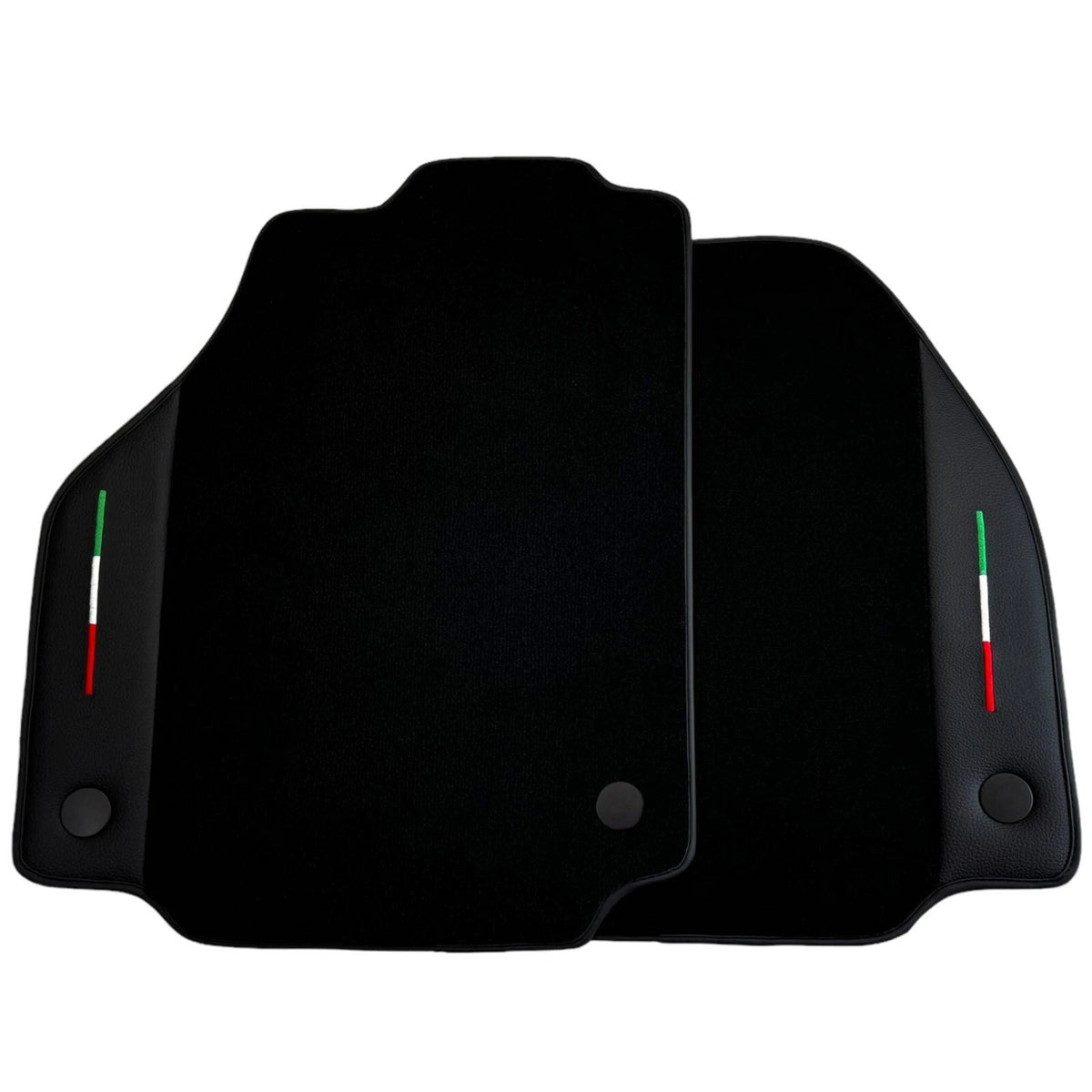 Black Floor Mats for Ferrari 458 GT2 2012-2015 - AutoWin Brand, Leather