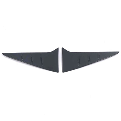 Rear Spoiler Side Cover Trim for 2021-2023 Toyota Sienna Glossy Black 2 x