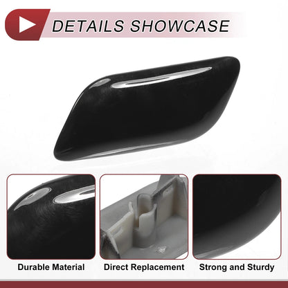 Front Left Washer Nozzle Cover for Lexus LX570 (2008-2011) - Black 1 x Cap