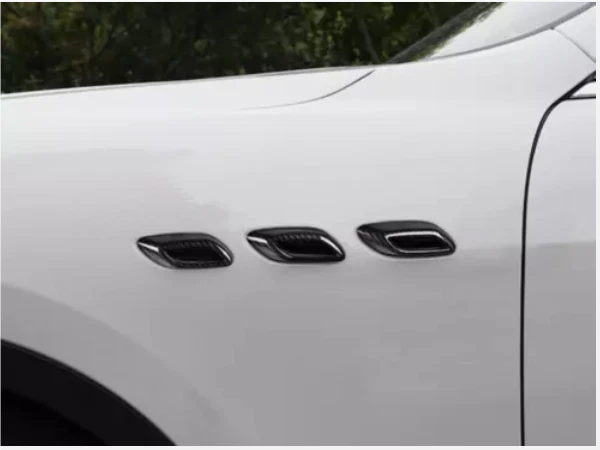 6PCS Side Wing Air Vent Fender Cover Trim for Maserati Levante (2016–2020)