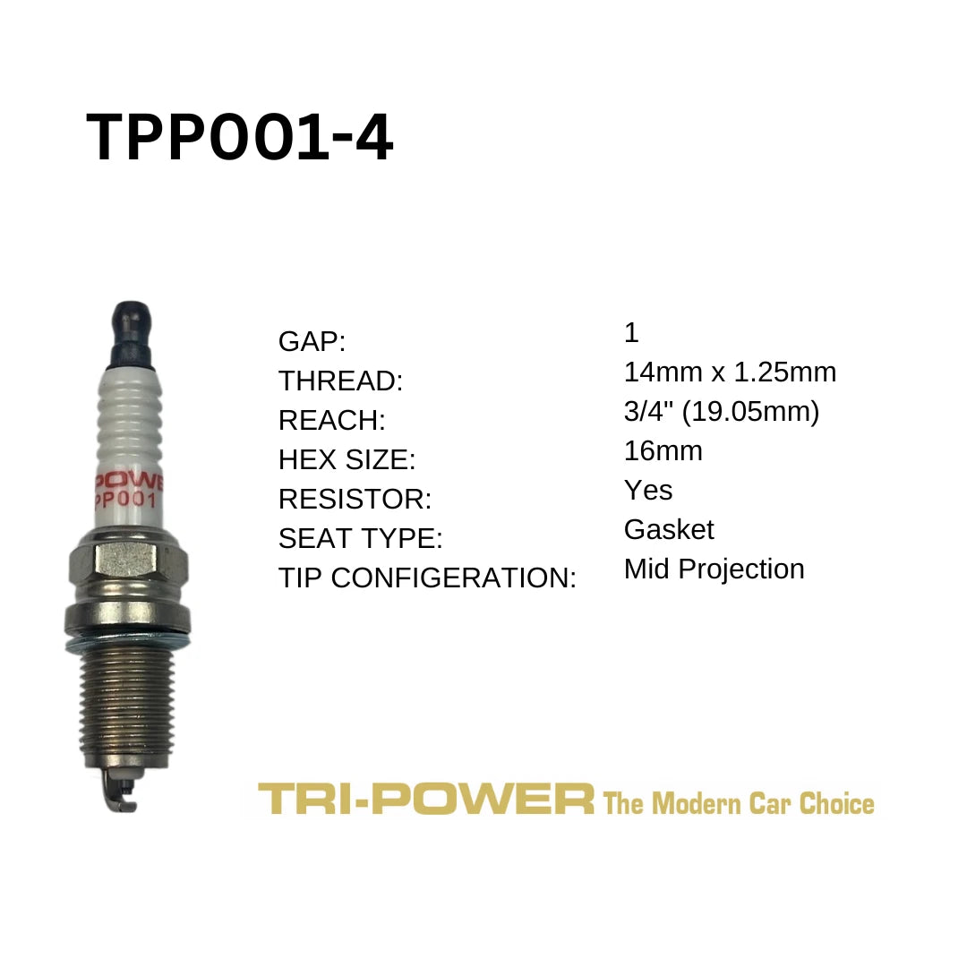4 x Platinum Spark Plug Set for MG MG3 1.5L NSE