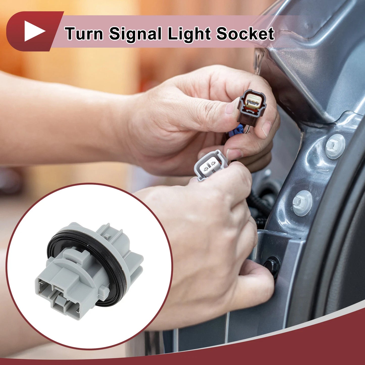 Turn Signal Light Socket for Honda Civic, Odyssey, Insight (2001-2023)