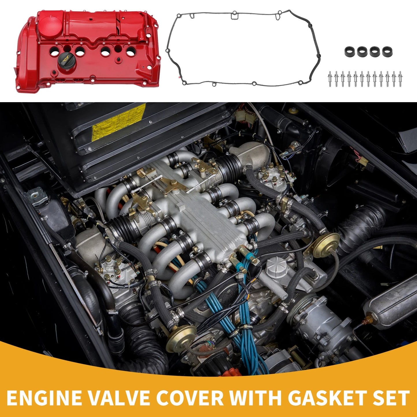 Engine Valve Cover & Gasket for Mini Cooper (2007-2015) 1 Set