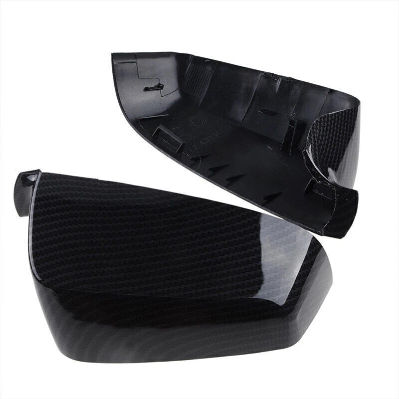 2 x Carbon Fiber Mirror Covers for BMW E60 E61 E63 E64 (2008-2012)