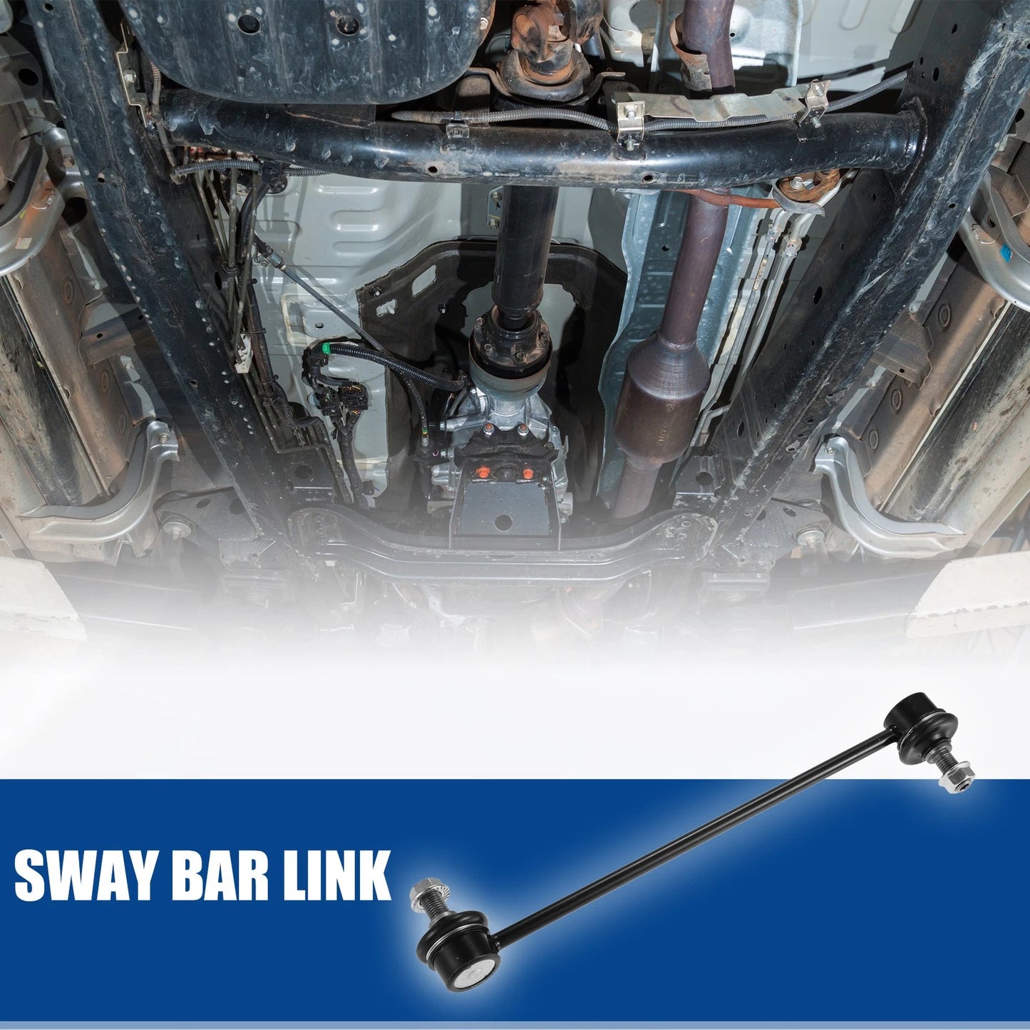 2 x Front Sway Bar Links for Jeep AWD Black