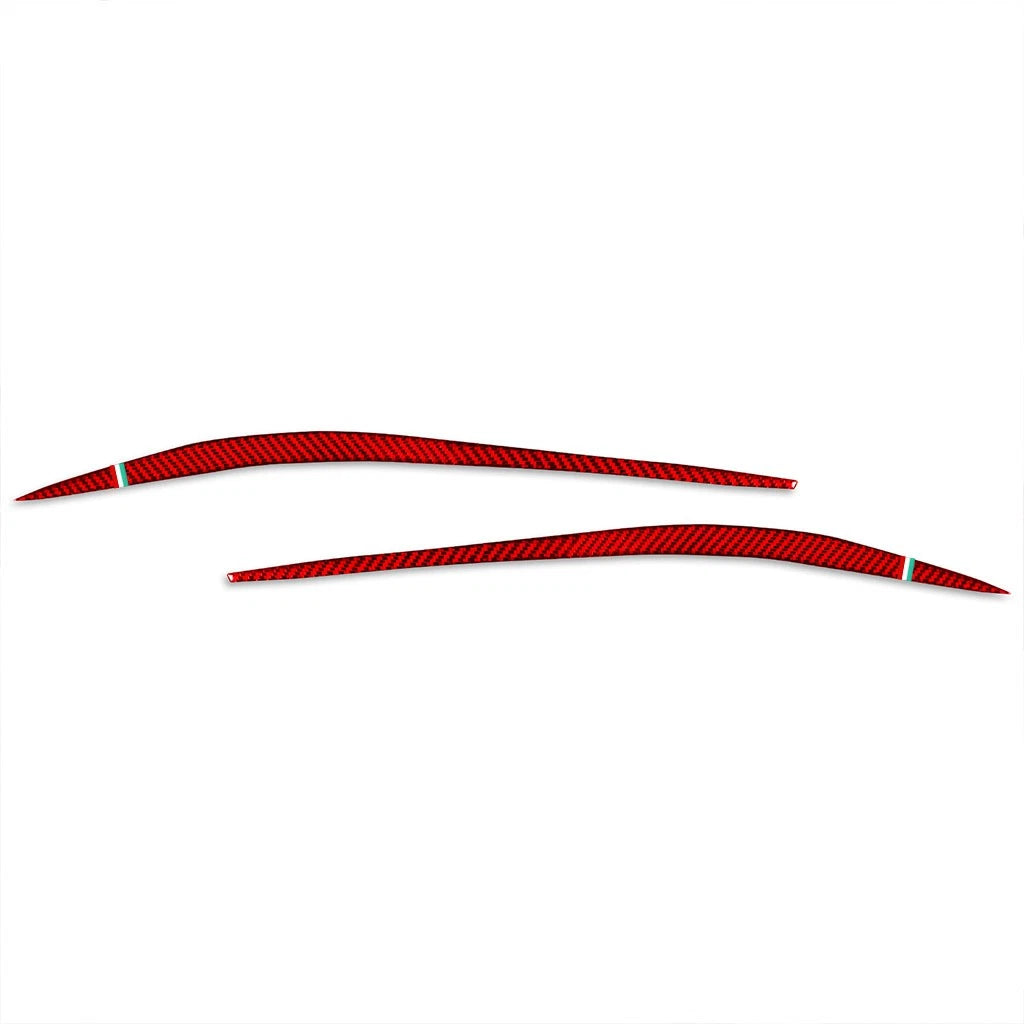 Headlight Eyebrow Eyelids Cover Trim for Alfa Romeo Giulia (2015-2024)