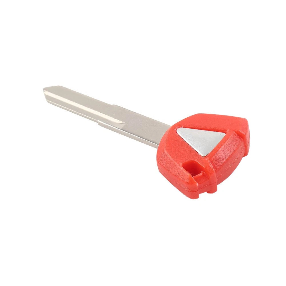 Red Motorcycle Blank Uncut Key Blade for Kawasaki ZX-10R Z1000 ER6N (2011-2012)