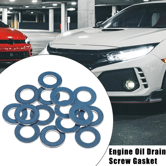 15pcs M12 Engine Oil Drain Screw Gasket for Toyota Tundra (2000-2022)