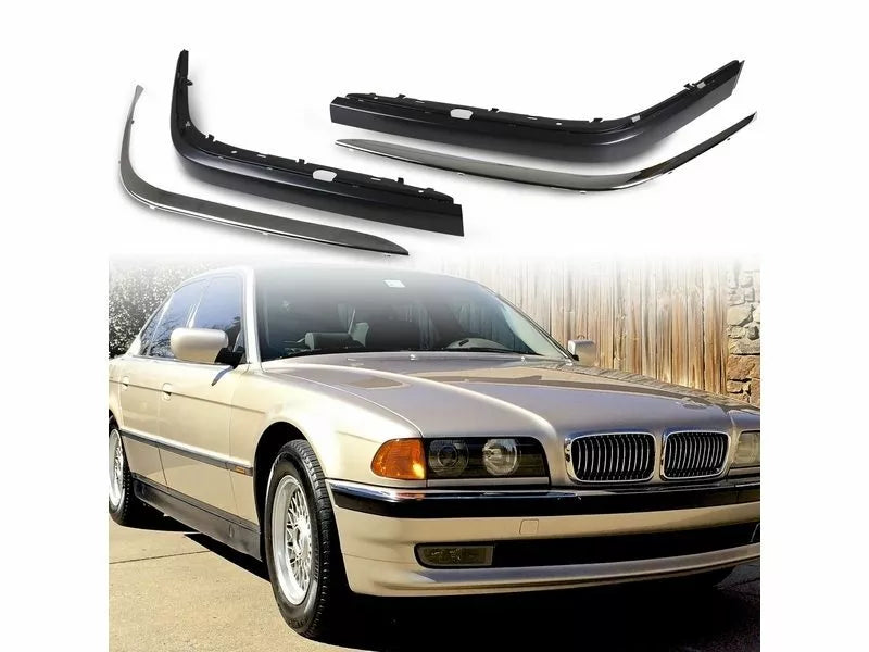 Bumper Molding Stripe + Chrome Trim for BMW E38 (1995-2001)
