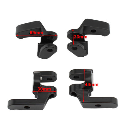 Front Driver Floorboard Relocation Brackets for Harley Touring Road Glide (2014-2023)