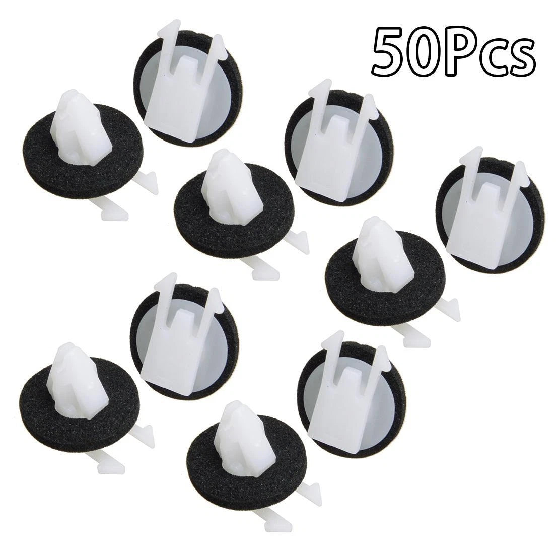 50 Pcs Moulding Clips & Sealer for Cadillac Chevrolet