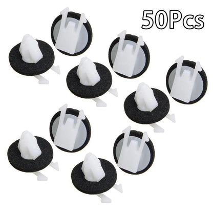 50 Pcs Moulding Clips & Sealer for Cadillac Chevrolet