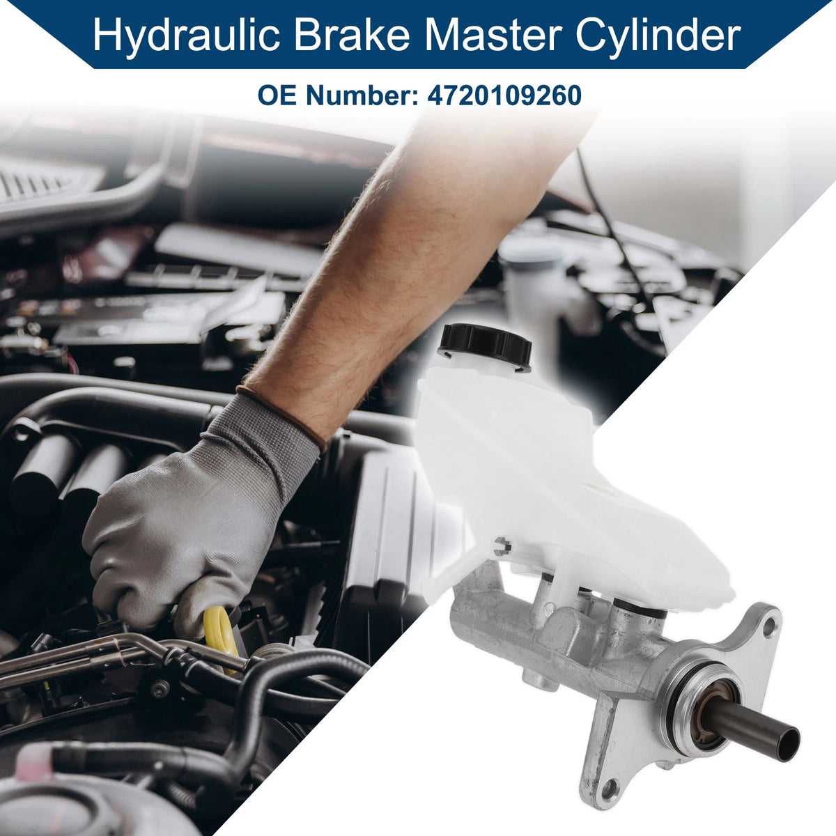 Brake Master Cylinder with Reservoir for Toyota Corolla (2001–2018)