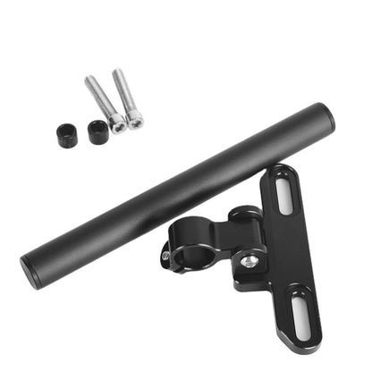 22mm CNC Black Extension Mount Phone Holder for Motorcycle AH