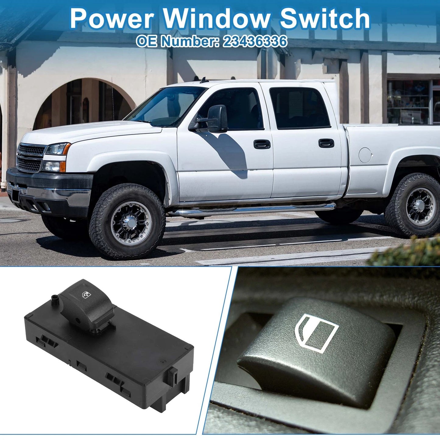 Front Power Window Switch for Chevrolet Silverado 1500 2500 3500