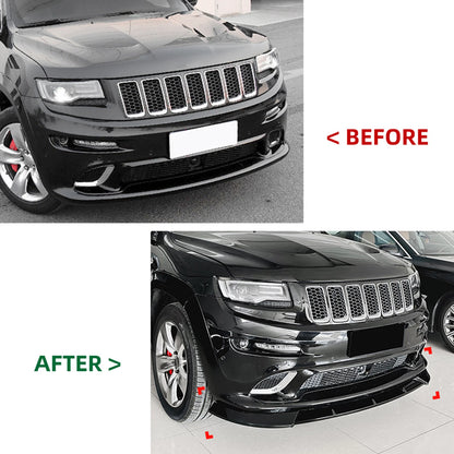 Front Bumper Spoiler Lip for Jeep Grand Cherokee SRT8 (2012-2016)