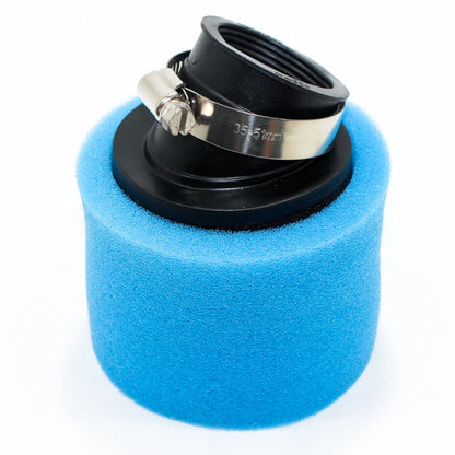 45mm Bent Angled Foam Air Filter Pod for PIT PRO Trail Quad Dirt Bike ATV