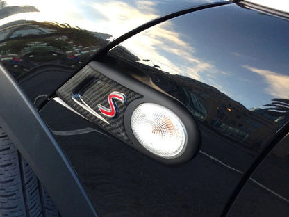 Carbon Fiber Side Vent Trim Cover for Mini Cooper S (2007-2013)
