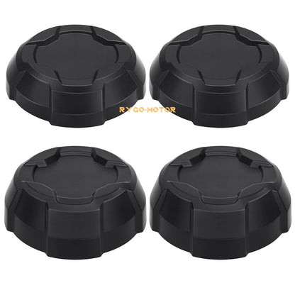 4Pcs Front & Rear Matte Black Rim Caps for Polaris Ranger SP 570 (2022–2024)
