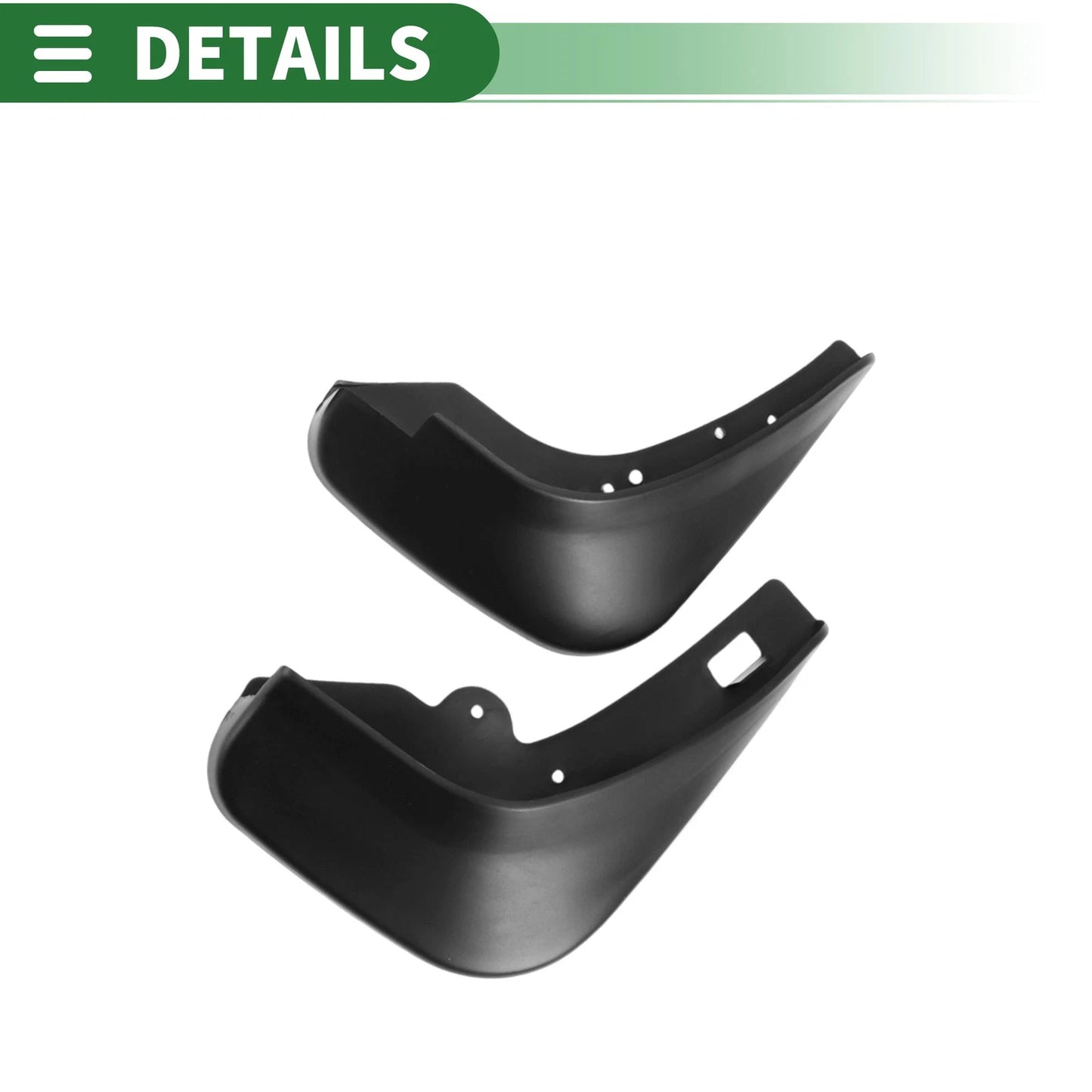 Mud Flaps Splash Guards for Ford Focus 1.8 (2009-2014) with Mount Accessories