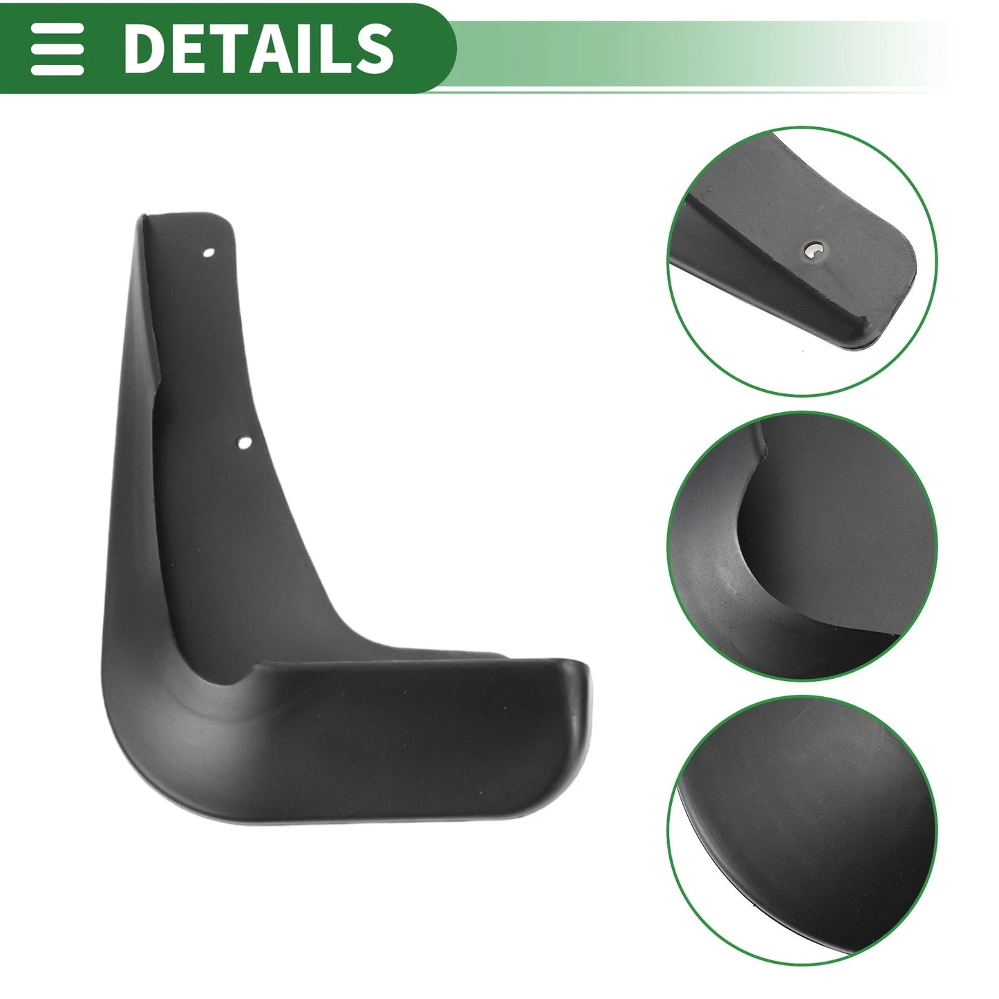 Mud Flaps Splash Guards 1 Set for Mitsubishi Lancer (2007-2019)
