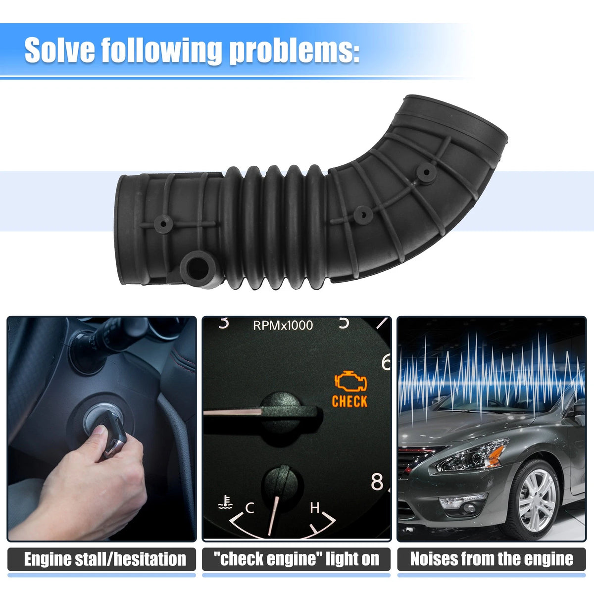 Air Intake Hose Pipe Tube for BMW 3 Series (1987 - 1991)