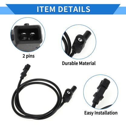 Crankshaft Position Sensor for VOLVO S40 I 1.8 (1995-2003) 1 Pc Black
