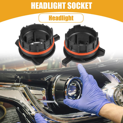 LED Headlight Bulb Retainer Socket for BMW