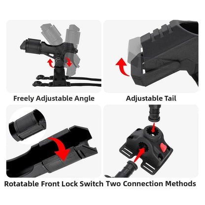 Fishing Rod Holder with 360° Rotation for Kayaks/Canoes/Fishing Boats