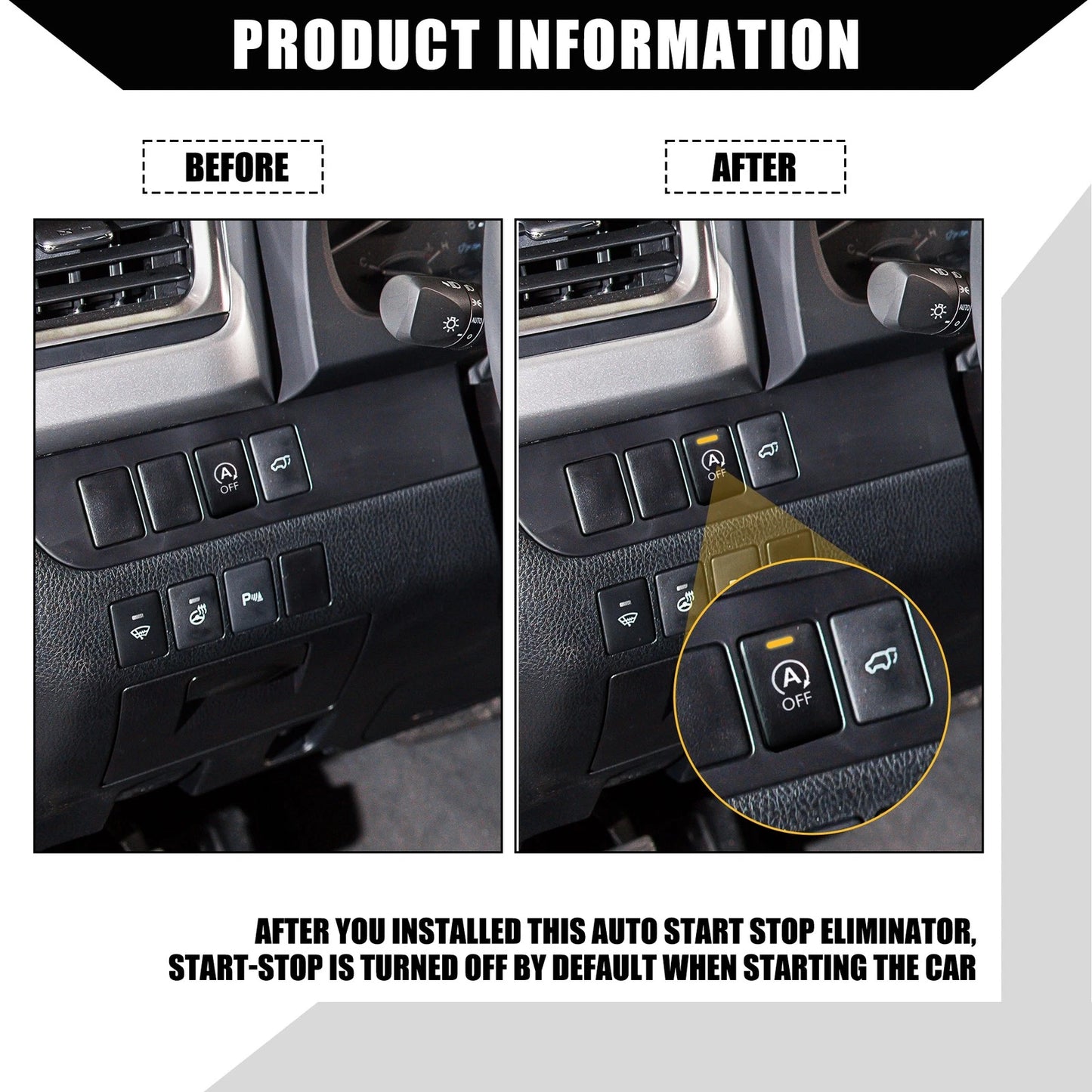 Auto Start Stop A-Off Cable for Toyota Highlander (2015-2021)