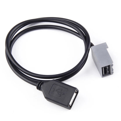 66cm Aux Jack to USB Female Adapter Cable for Honda Jazz (2008-2013)