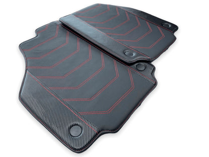 Leather Floor Mats for Ferrari 458 Spider (2010-2015) - AutoWin Brand