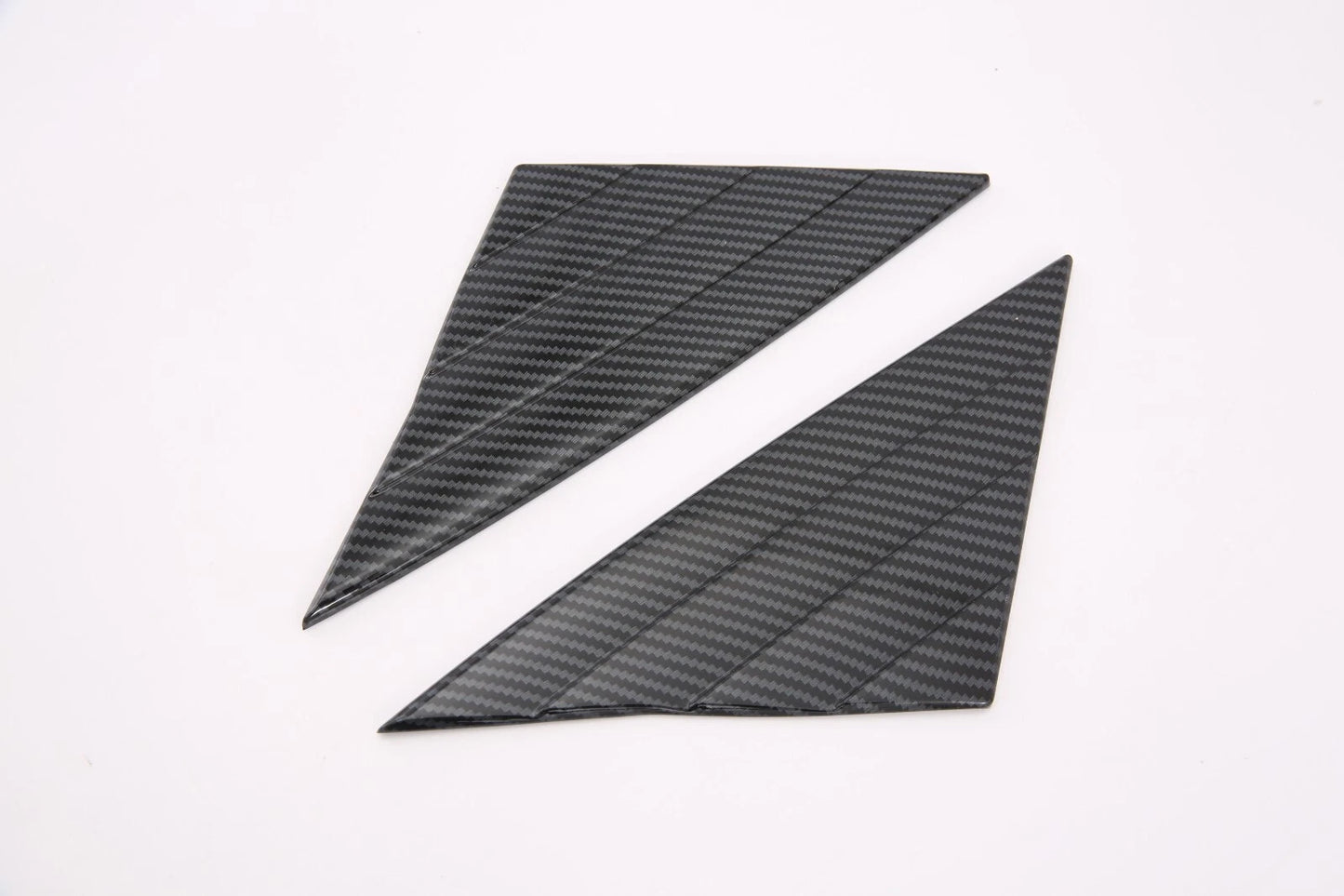 Carbon Fiber Front Window Triangle Frame Cover Trim for Tesla Model 3 (2018-2023)
