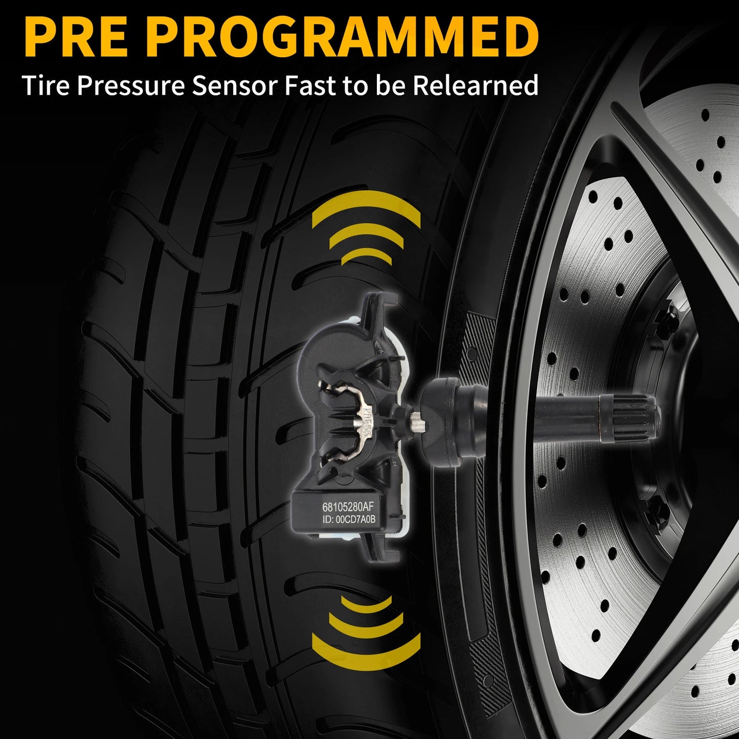 TPMS Tire Pressure Sensor for Jeep Renegade (2015 - 2016)