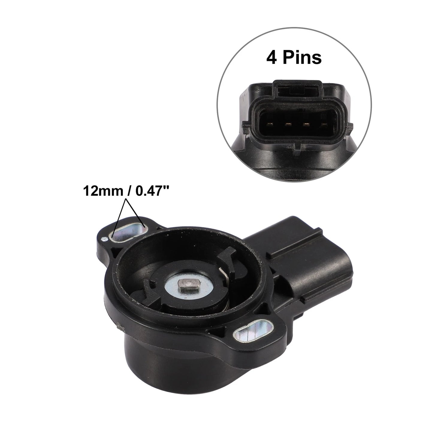 Throttle Position Sensor Black for Toyota Celica (2000–2005)