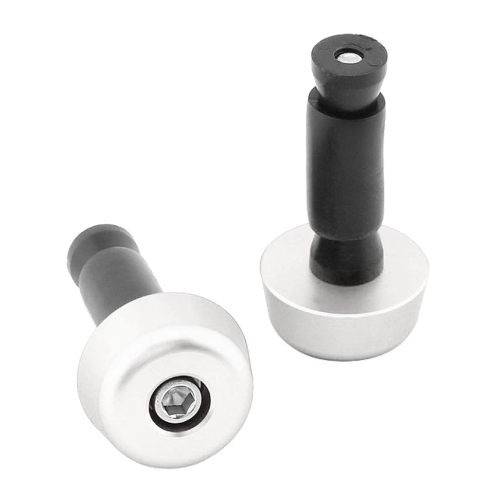 0.5in Handlebar Hand Grips & End Caps for Universal Motorcycle (All Years)