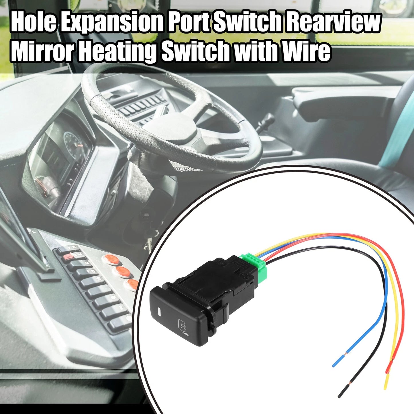 Expansion Port Switch / Rearview Mirror Heating Switch for Toyota Alphard