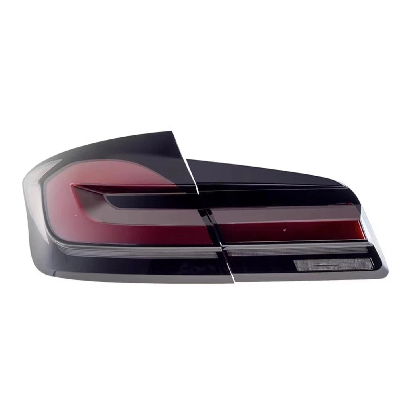 Rear Brake Light Assembly for BMW 5 Series F10 F18 (2010-2017) 2 x Black